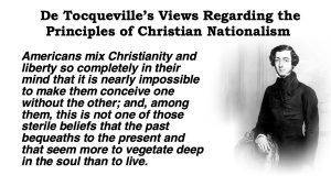 De Tocqueville on Christian Nationalism